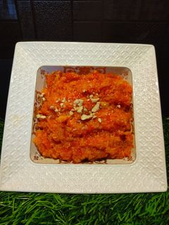 A picture of Gajar ka halwa.