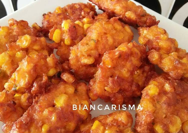 Resep Dadar jagung / bakwan jagung / pelas Anti Gagal