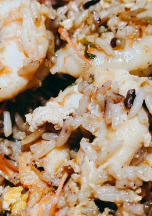 รูปของ ข้าวผัดกุ้งรถทัวร์/Prawn "pimarn tour" fried rice(no msg.)