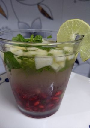 A picture of Fruit mint lemonade.