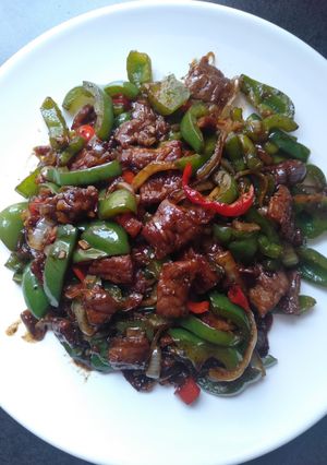 Foto resep Daging black paper
