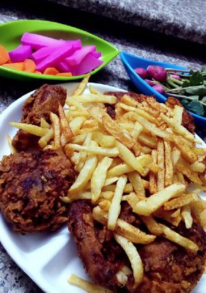 صورة لوصفة دجاج كنتاكي (بروستد)