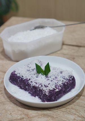 Foto resep UBI Unggu Kelapa Ketan Kukus