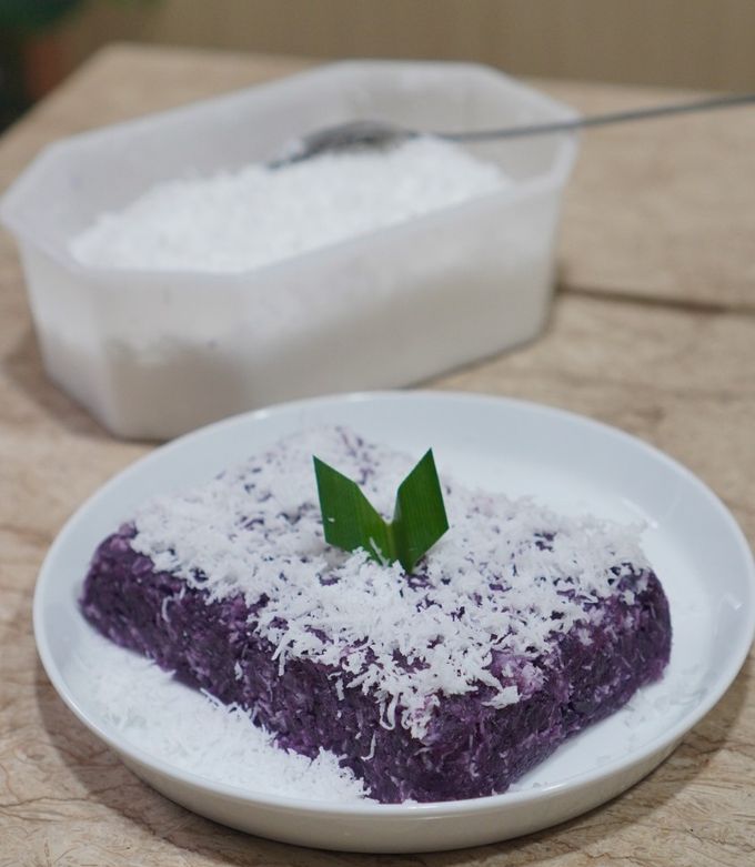 Foto resep UBI Unggu Kelapa Ketan Kukus