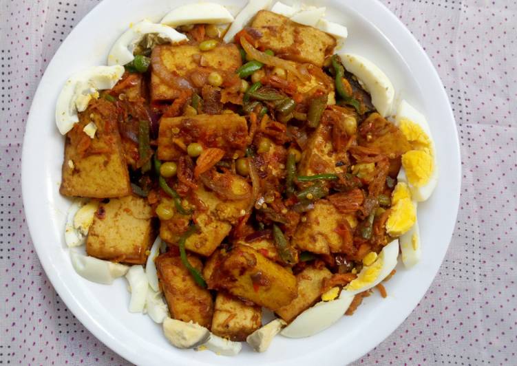 Steps to Make Quick Spicy Tofu