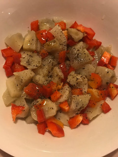 Una foto de Papas de topinambur en ensalada