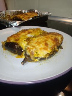 Una foto de Berenjenas rellenas 🇪🇸sin gluten/low carb/keto/paleo