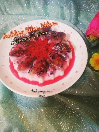 Cara Mudah Menyiapkan Resep Pudding Bubur Ketan Hitam Kacang Hijau yang Bikin Ngiler Anti Ribet, Menggugah Selera