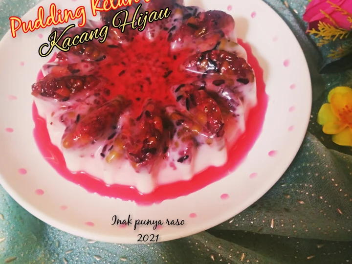 Cara Mudah Menyiapkan Resep Pudding Bubur Ketan Hitam Kacang Hijau yang Bikin Ngiler Anti Ribet, Menggugah Selera