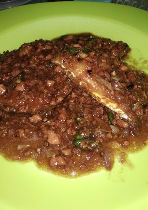 Foto resep Telur crispy saus daging lada hitam