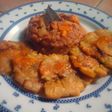 Atún Desmenuzado Guisado con Tostones