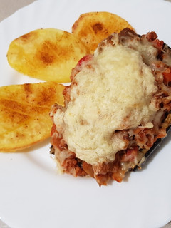 Una foto de Berenjenas rellenas con patatas