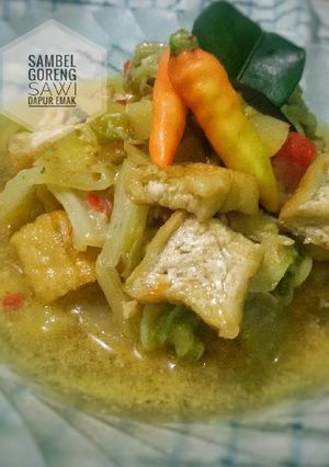 Foto resep Sambel Goreng sawi Putih,Tahu & Kentang