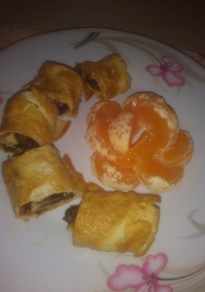 عکسی از دستور رول تخم مرغ و خرما