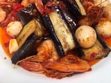 Udang terong telur puyuh balado