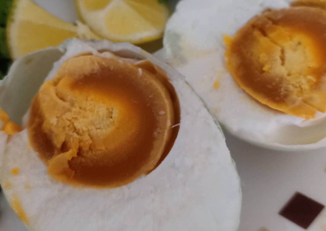Telur Asin simple tanpa Abu Gosok
