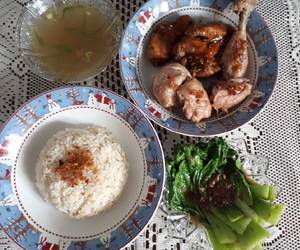 Ini Caranya Nasi Ayam Hainam  Tumis pakcoy  Paling Enak Ini Caranya Nasi Ayam Hainam  Tumis pakcoy  Paling Enak