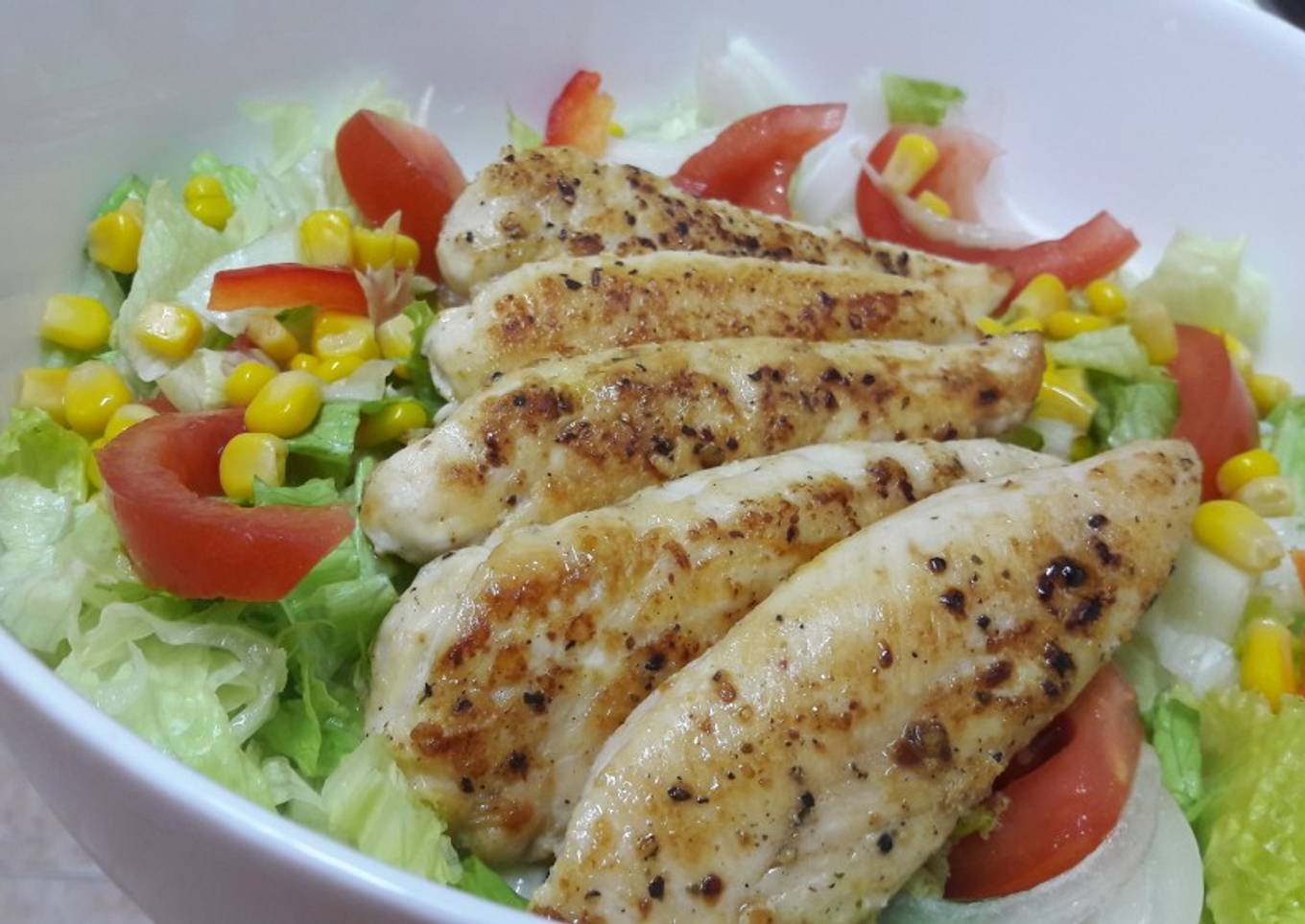 Ensalada de pollo