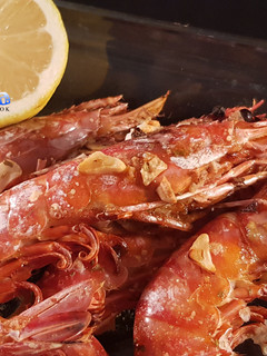 Una foto de Gambas en freidora de aire (sin aceite)