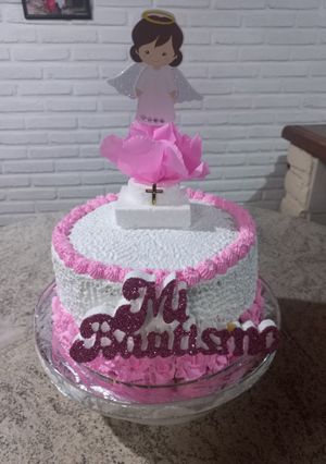 Una foto de Torta bautismo
