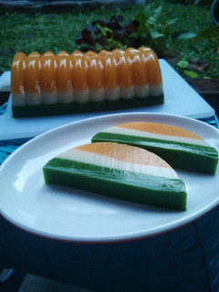 Foto resep Pudding Labu Susu Pandan