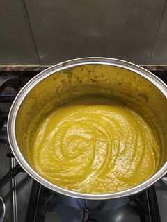 Una foto de Crema de calabaza