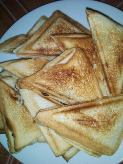 Toasted bread ainihin hoton girkin