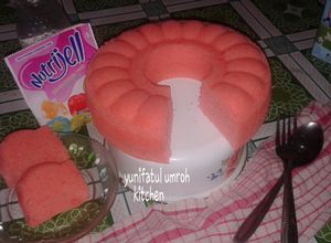 Foto resep Bolu nutrijell kukus yummy!!!! Step by step....