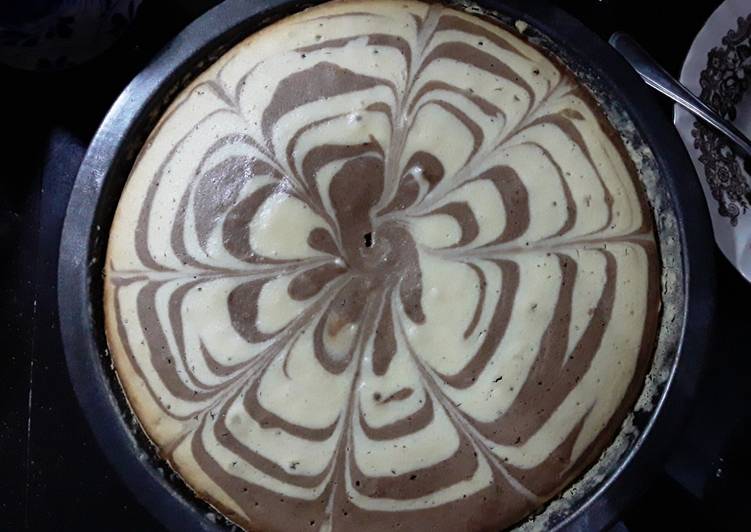 Resep Zebra Cake no margarine yang Enak