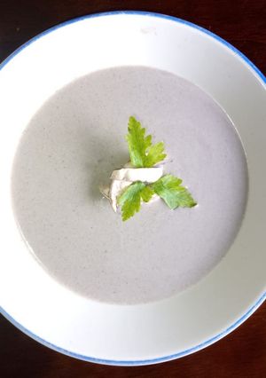 Una foto de Crema de champiñones para compartir