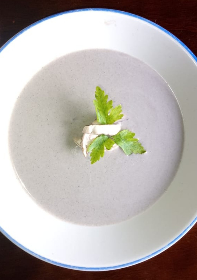 Una foto de Crema de champiñones para compartir