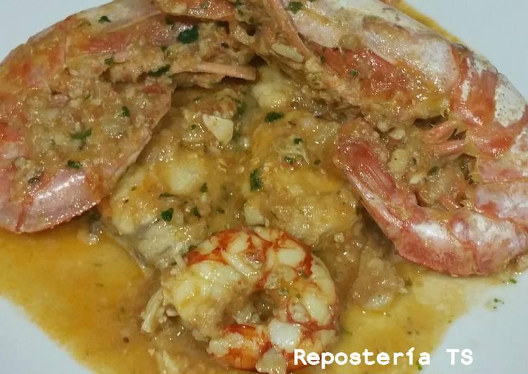 Suquet de rape y gambas