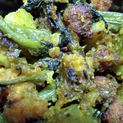 Malabar spinach mix veg stir fry A picture of Malabar spinach mix veg stir fry.