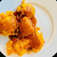 A picture of Viazi Karai (Swahili Potatoes).