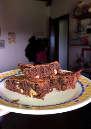 Una foto de Brownies con nueces súper húmedos