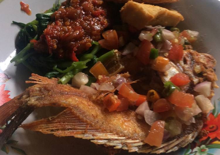 Resep Mudah Nila Goreng Sambal Tomat Ala Restoran