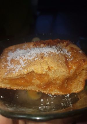 Una foto de Budín de dulce de leche light