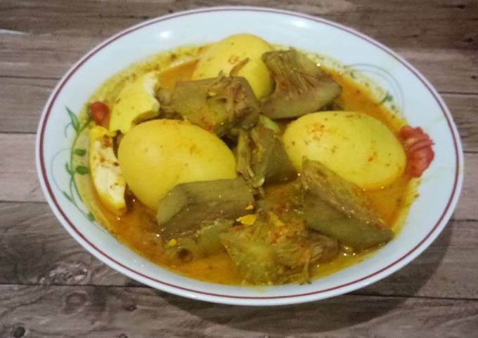 Anti Ribet, Membuat Gulai nangka Rumahan