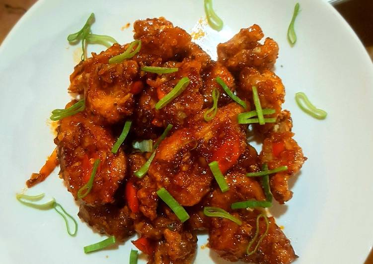 Resep Spicy Korean BBQ Chicken yang Enak