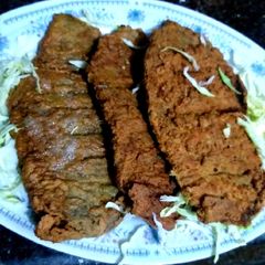 A picture of Fried chirra fish.
