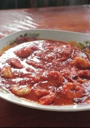 Gambar Udang masak merah 🍤