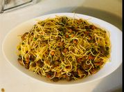 A picture of soya beans mix