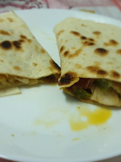 Una foto de Fajita de pollo con verduras