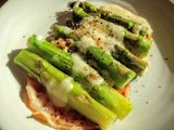 Asparagus with Ham & Cheese