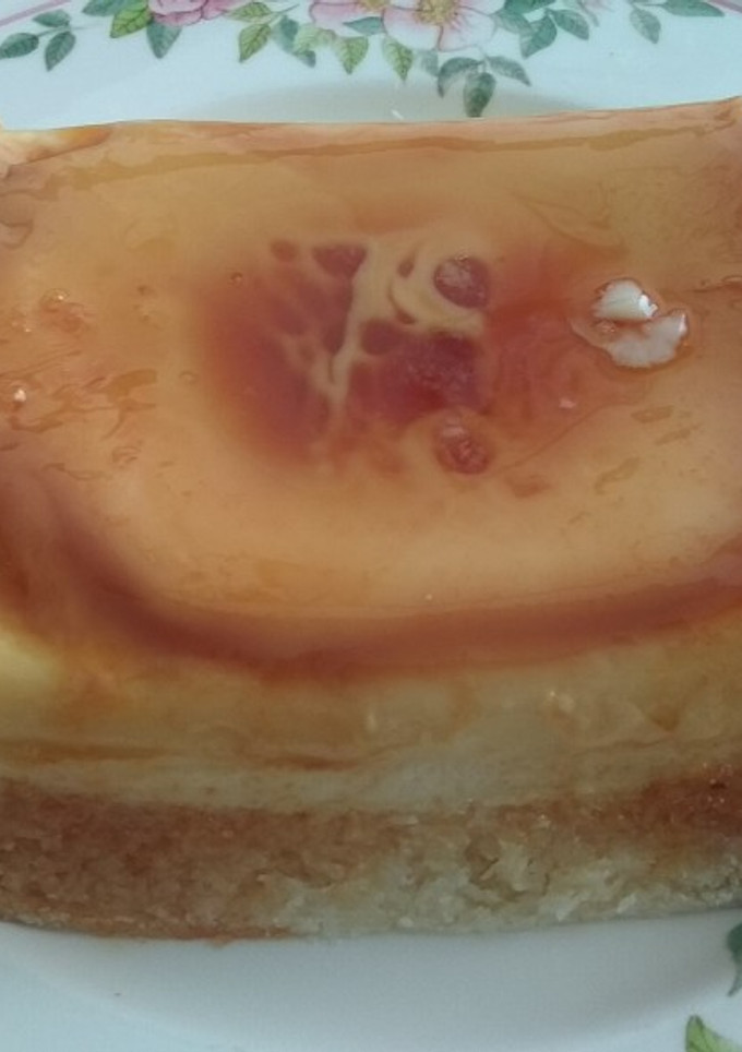 Una foto de Flan de coco y leche condensada en microondas