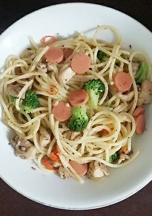 Foto resep Spaghetti aglio olio