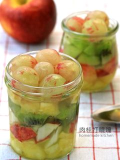 (超簡單)蜂蜜漸層水果沙拉 的食譜成品照片