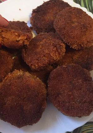 Magyaros vegán fasírt recept fotója