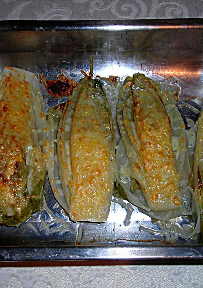 Una foto de Endibias con queso al horno