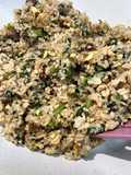 Spinach and Beef Fried Rice